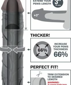 Aanbiedingen ? Pipedream Fantasy X-Tensions Sleeve Mega 3 Extension Zwart ? -Zyba Shop 550x805 10