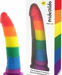 Top 10 ? Pride Dildo - Silicone Rainbow Dildo ⭐ -Zyba Shop 550x814 2