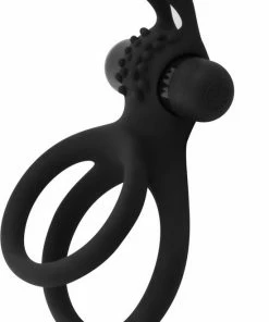 Promo ⌛ Easytoys Men Only Share Ring - Dubbele Vibrerende Cockring Met Rabbit Oortjes ✔️