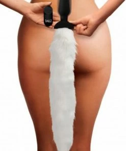 Nieuw ? Tailz Vibrerende Anaal Plug Met Vossenstaart - Wit ?