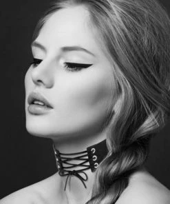 Coupon ✔️ Bijoux Pour Toi - Halsband - Fetish Choker Met Veters - Zwart ?