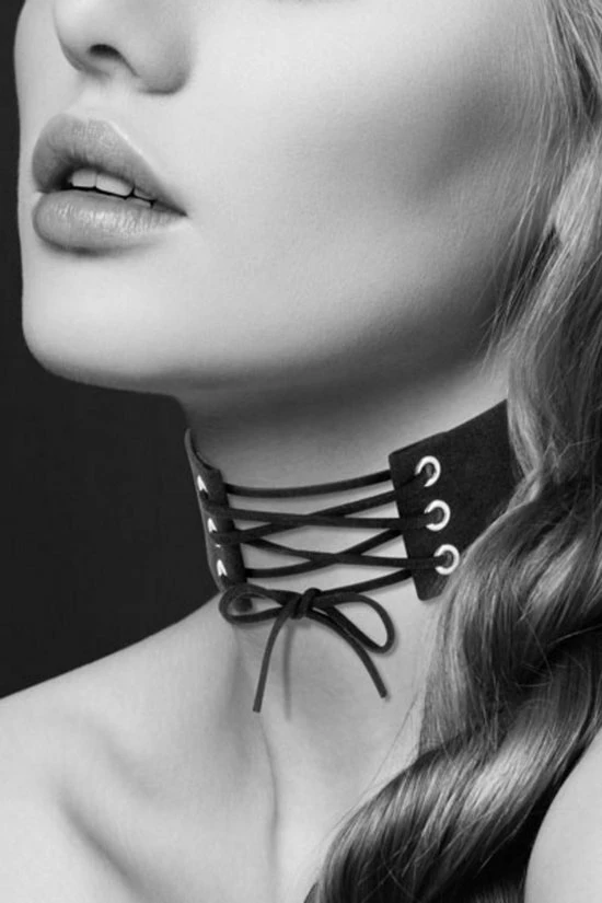 Coupon ✔️ Bijoux Pour Toi - Halsband - Fetish Choker Met Veters - Zwart ? 6 Coupon ✔️ Bijoux Pour Toi - Halsband - Fetish Choker Met Veters - Zwart ? - Afbeelding 6